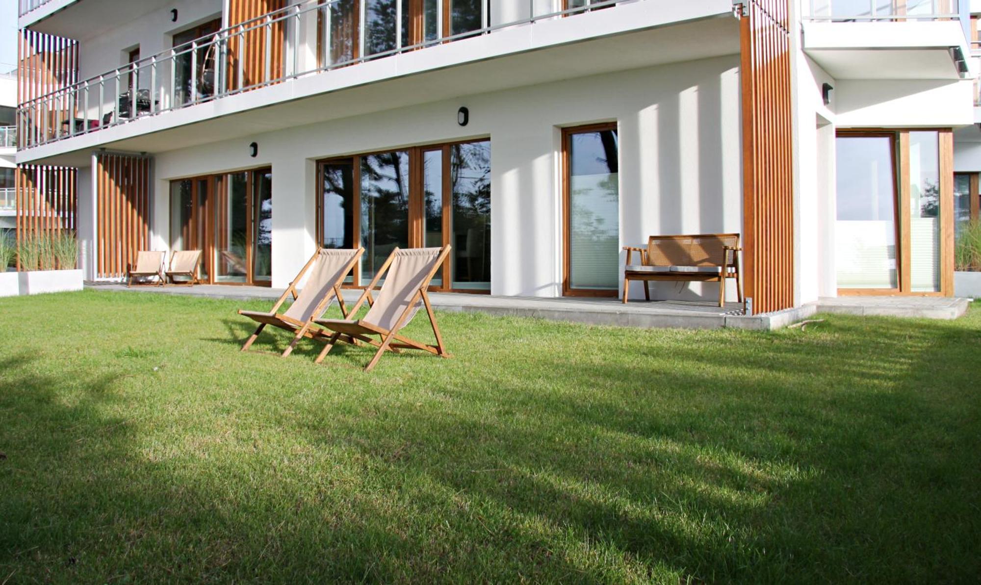 Let'S Sea - 2 Bedroom - Premium Baltic Apartment With Front Sea View Garden And Spa Access Gąski Eksteriør bilde