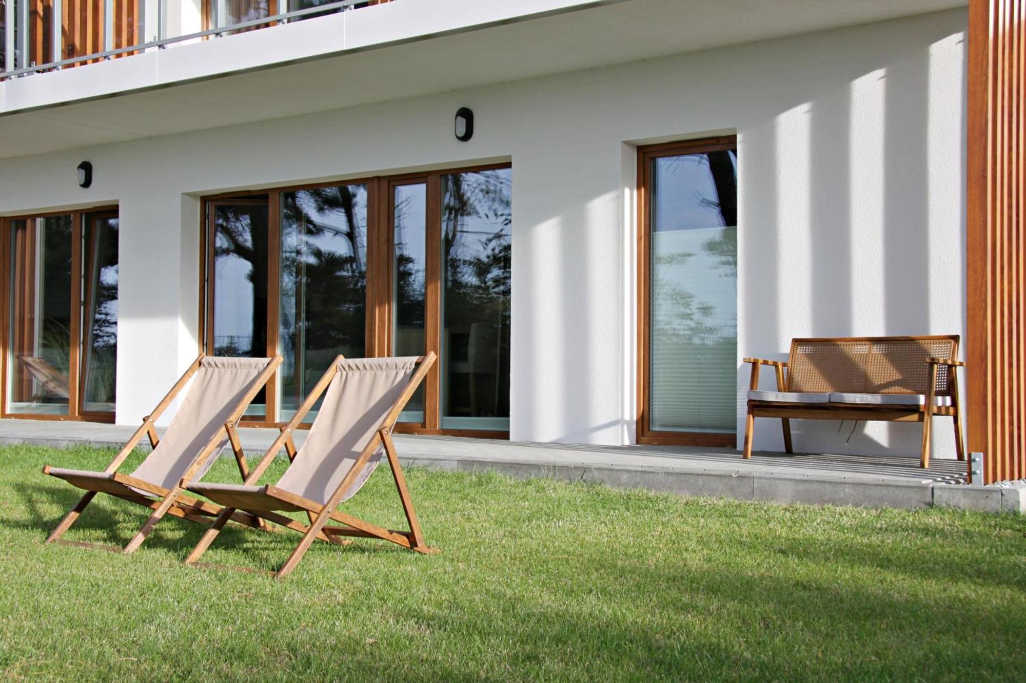 Let'S Sea - 2 Bedroom - Premium Baltic Apartment With Front Sea View Garden And Spa Access Gąski Eksteriør bilde