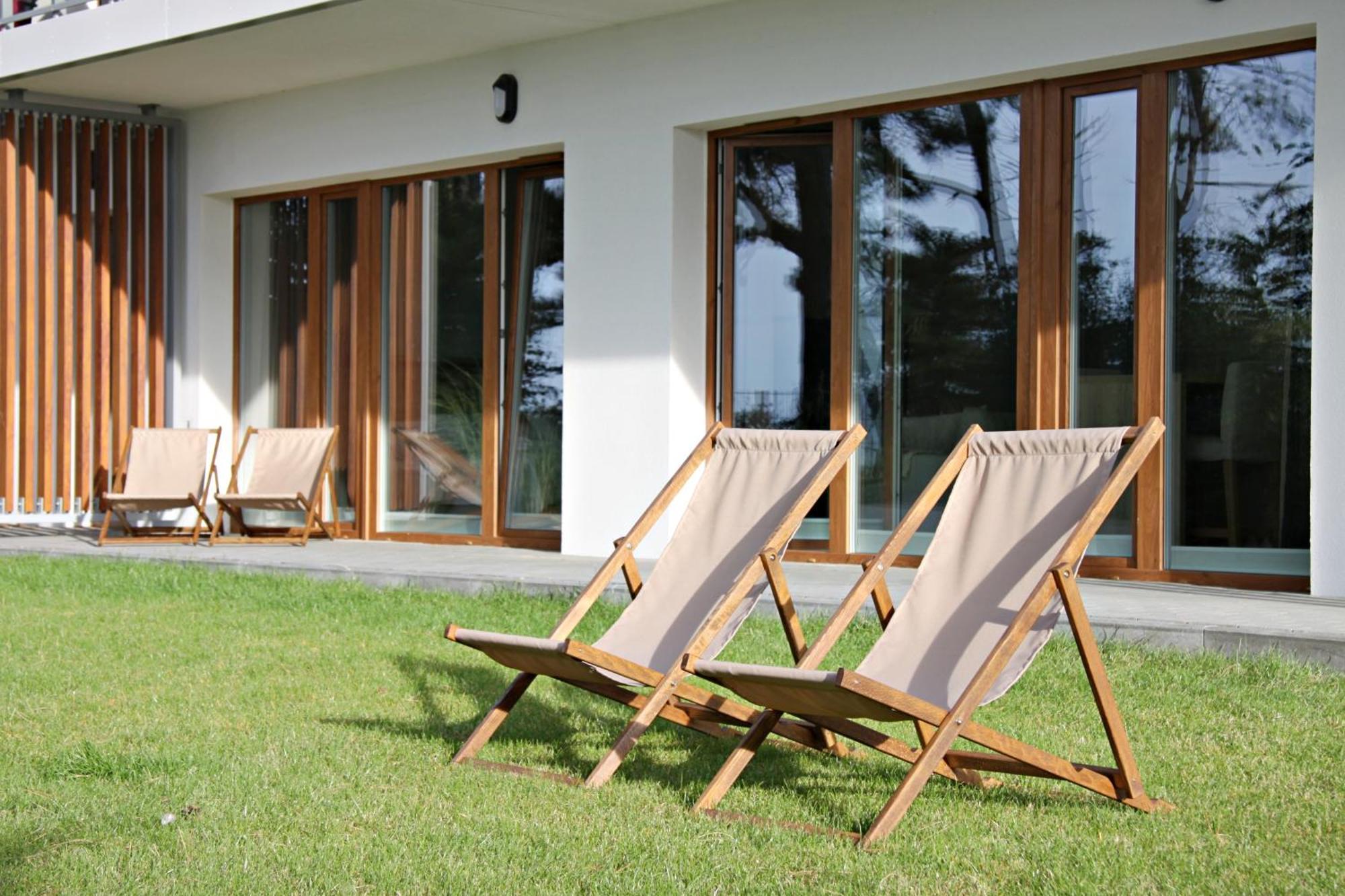 Let'S Sea - 2 Bedroom - Premium Baltic Apartment With Front Sea View Garden And Spa Access Gąski Eksteriør bilde