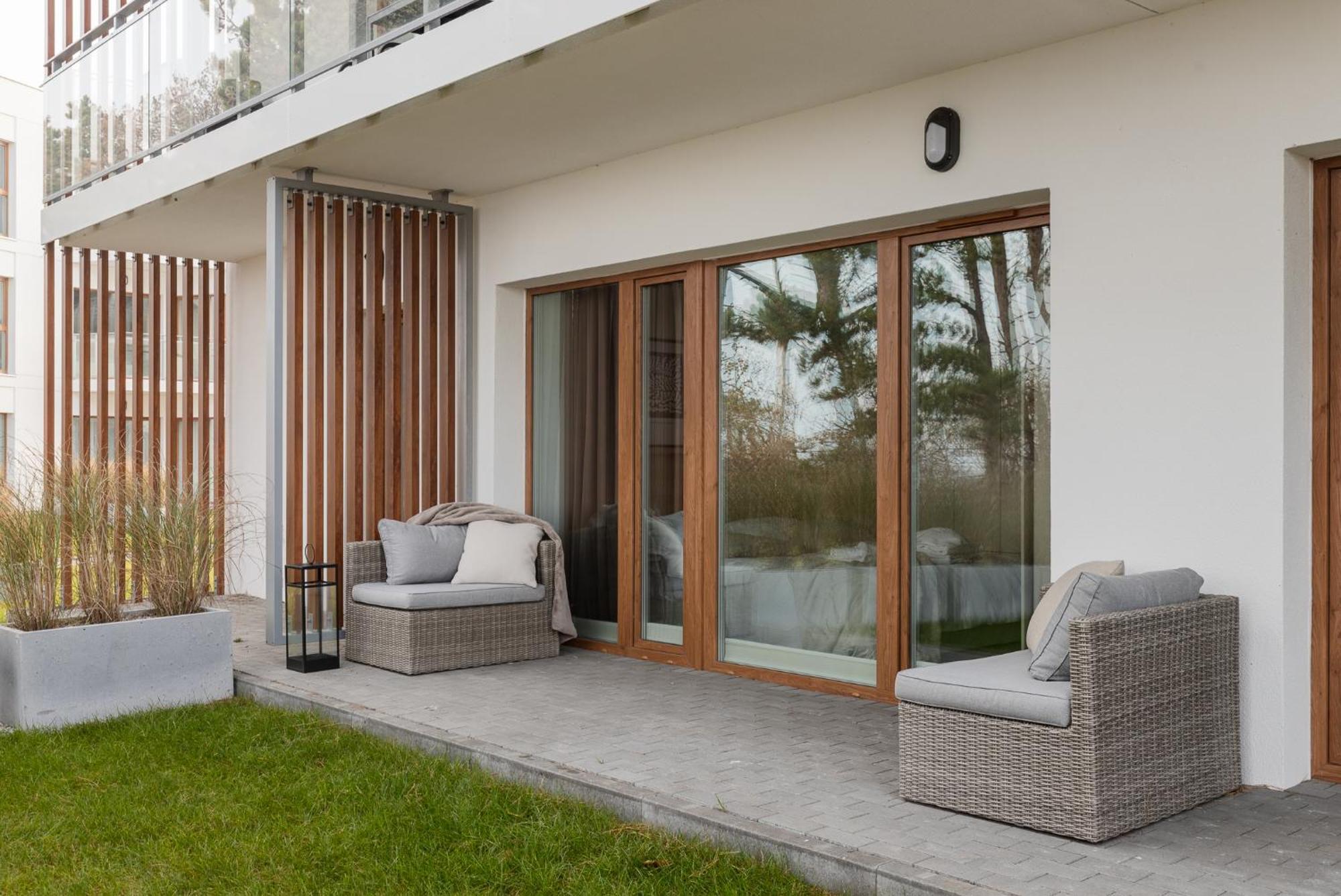 Let'S Sea - 2 Bedroom - Premium Baltic Apartment With Front Sea View Garden And Spa Access Gąski Eksteriør bilde