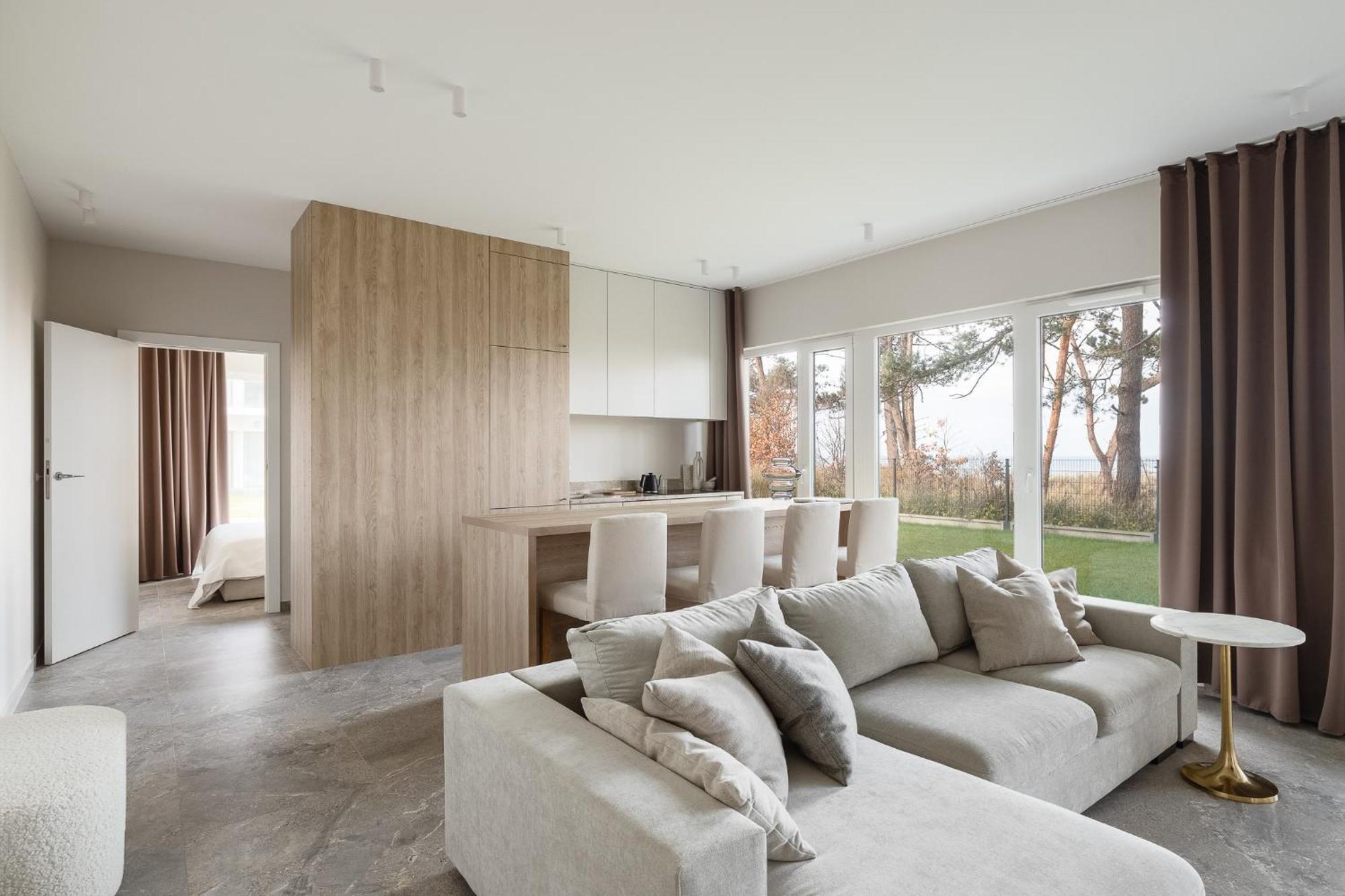 Let'S Sea - 2 Bedroom - Premium Baltic Apartment With Front Sea View Garden And Spa Access Gąski Eksteriør bilde