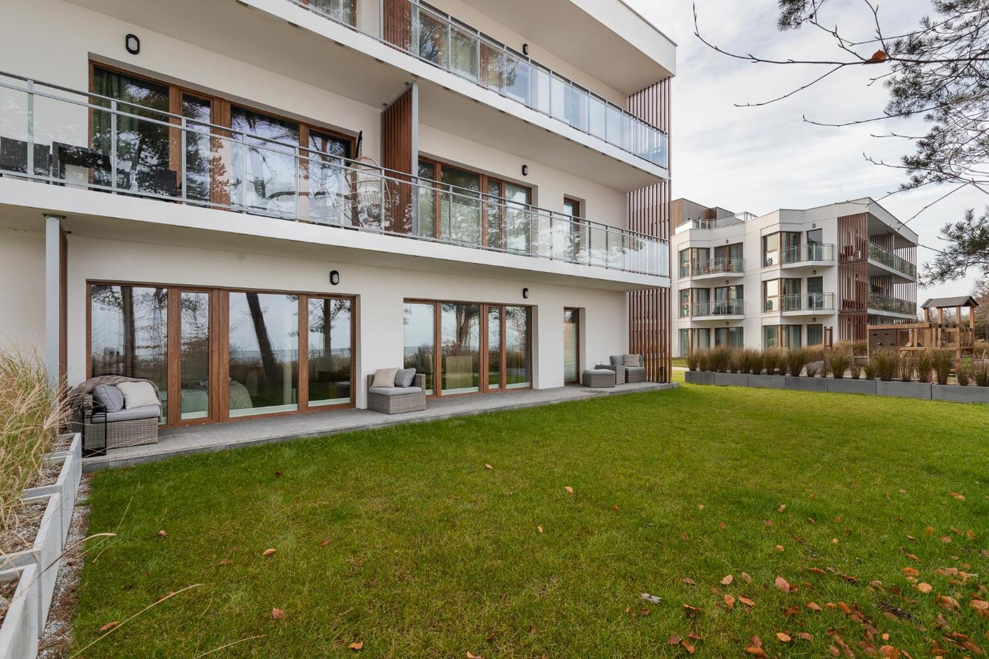 Let'S Sea - 2 Bedroom - Premium Baltic Apartment With Front Sea View Garden And Spa Access Gąski Eksteriør bilde