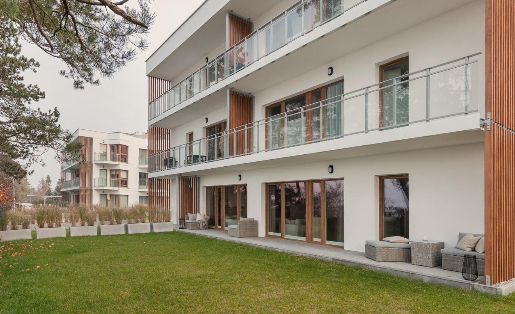 Let'S Sea - 2 Bedroom - Premium Baltic Apartment With Front Sea View Garden And Spa Access Gąski Eksteriør bilde