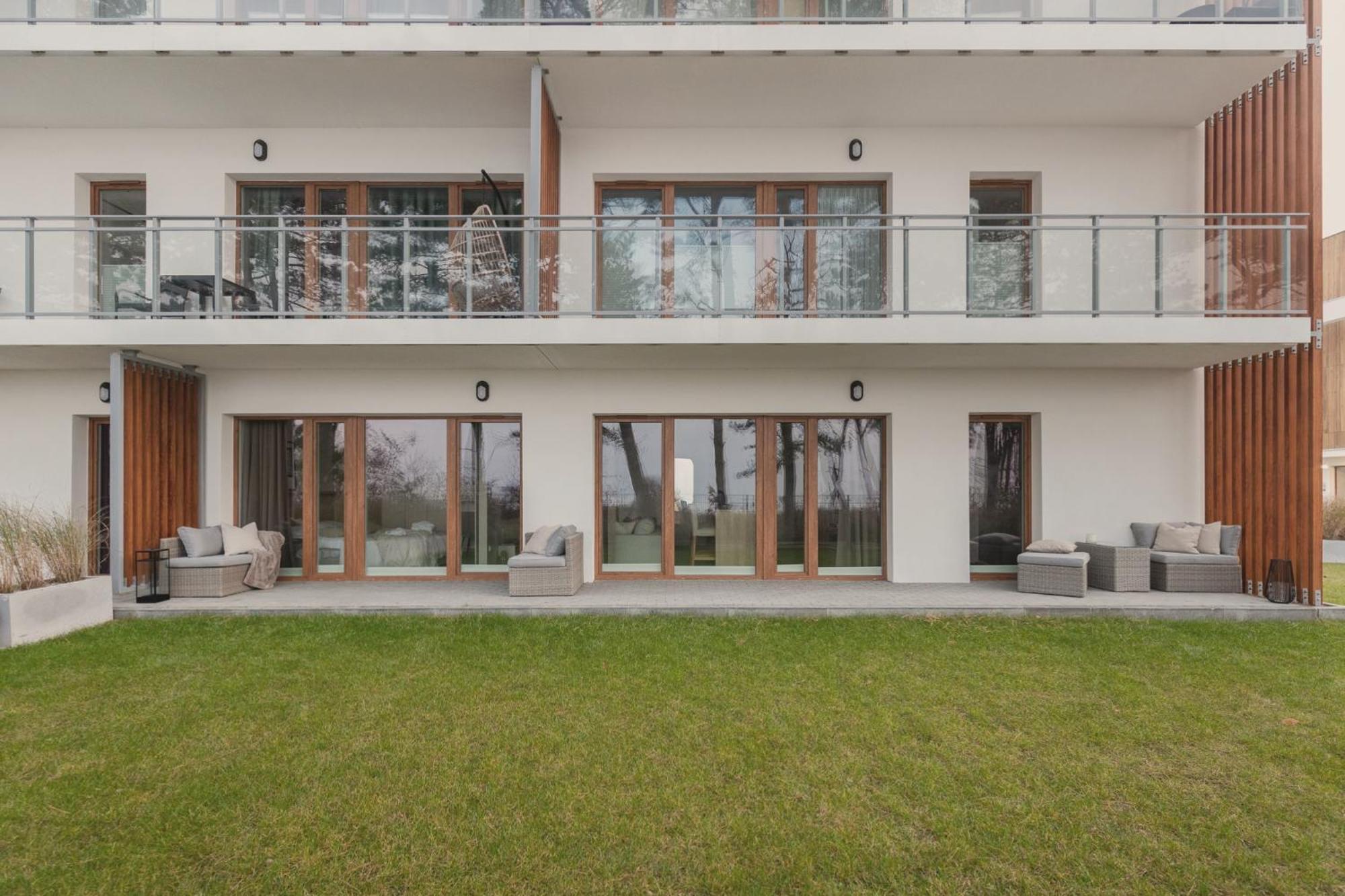 Let'S Sea - 2 Bedroom - Premium Baltic Apartment With Front Sea View Garden And Spa Access Gąski Eksteriør bilde